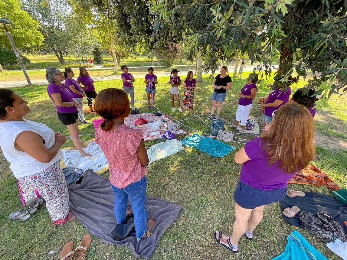 Una de las actividades al aire libre llevadas a cabo por la asociación Por Ti Mujer.