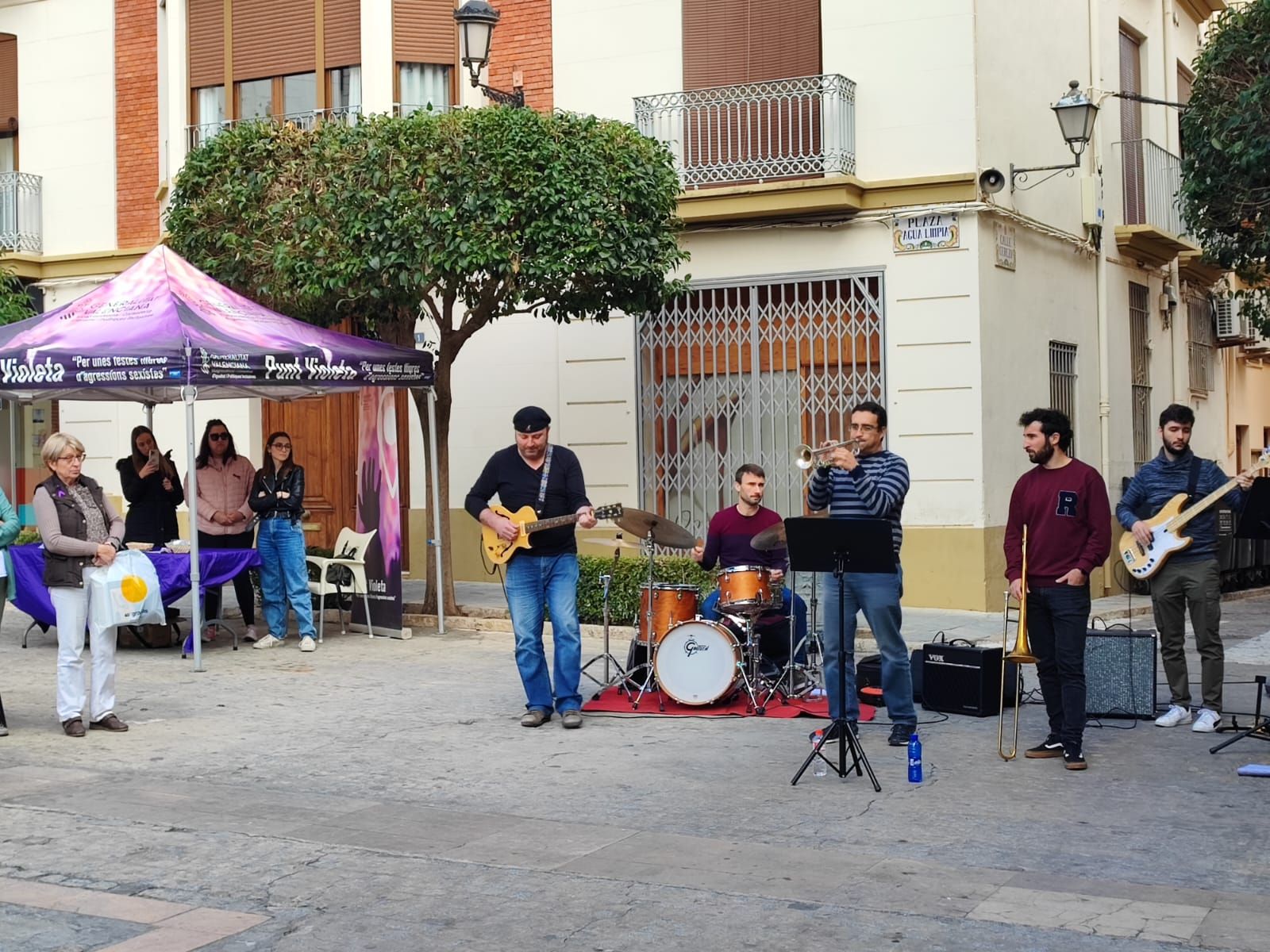 25-N en Castellón: La provincia clama contra la violencia de género. Imagen de Segorbe