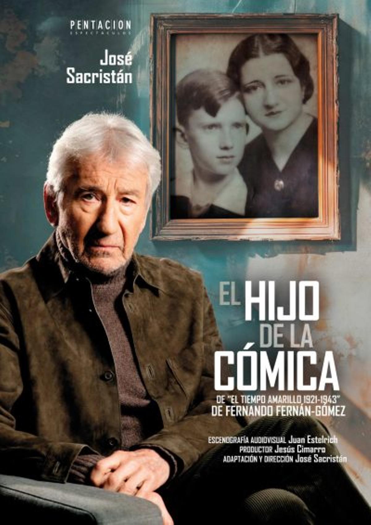 Cartel de la obra 'El hijo de la cómica'