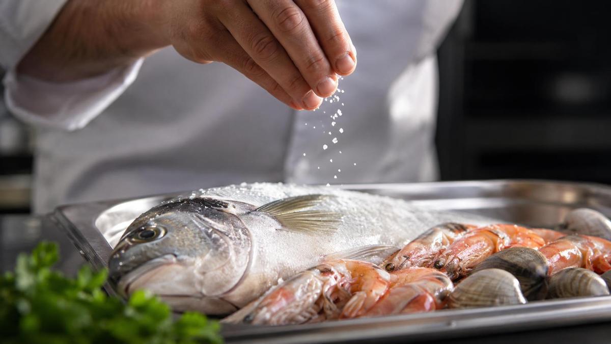 Preparación de un pescado.