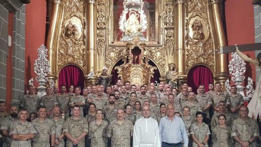 El Ejército del Aire y del Espacio con la Virgen del Pino