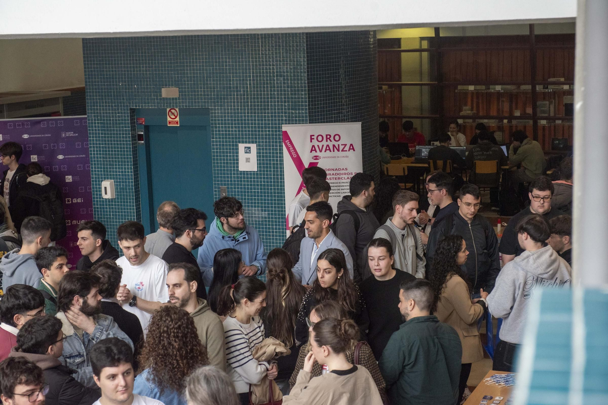 VI Feira de Prácticas e de Emprego en la Facultad de Informática