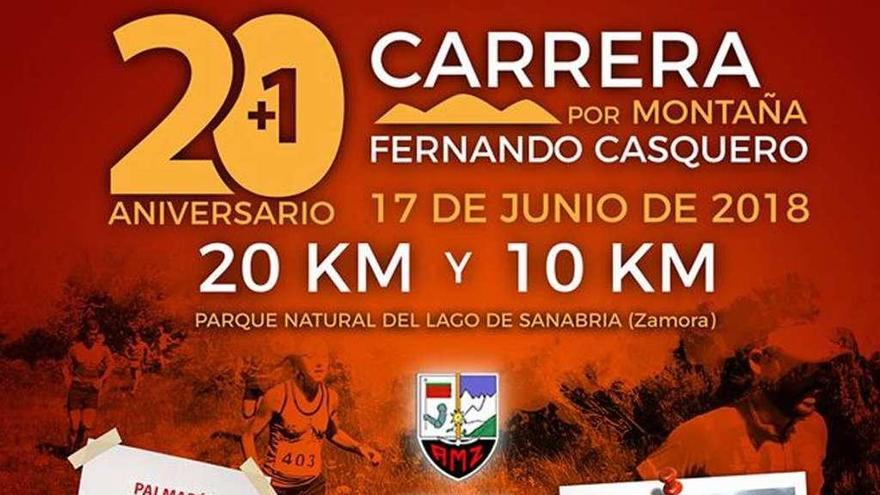 El cartel anunciador de la XXI Carrera de Sanabria.