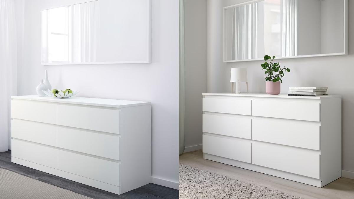 COMODOA MALM IKEA | Ikea tiene cómodas (casi) iguales con una diferencia: una es 50 euros más barata