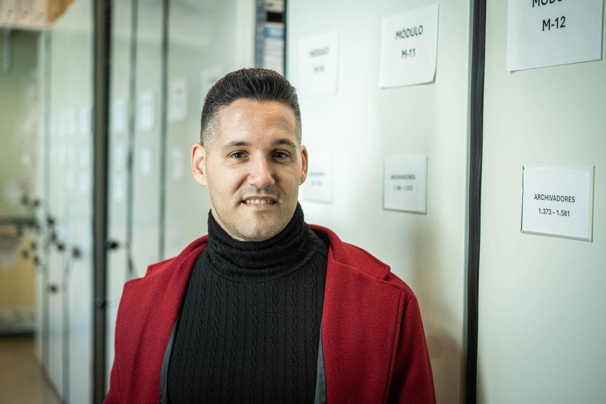 Daniel Melián, responsable del Archivo Histórico de La Laguna