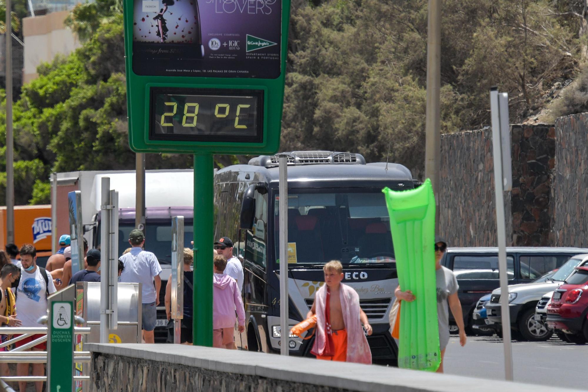 Ola de calor en Gran Canaria (16/07/2021)