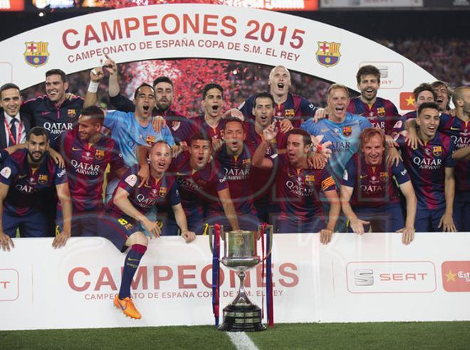 El FC Barcelona, campeón Copa del Rey 2014-2015