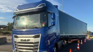 Detenido en Tarragona un camionero que invadía carriles en la AP-7: superaba nueve veces la tasa permitida de alcohol