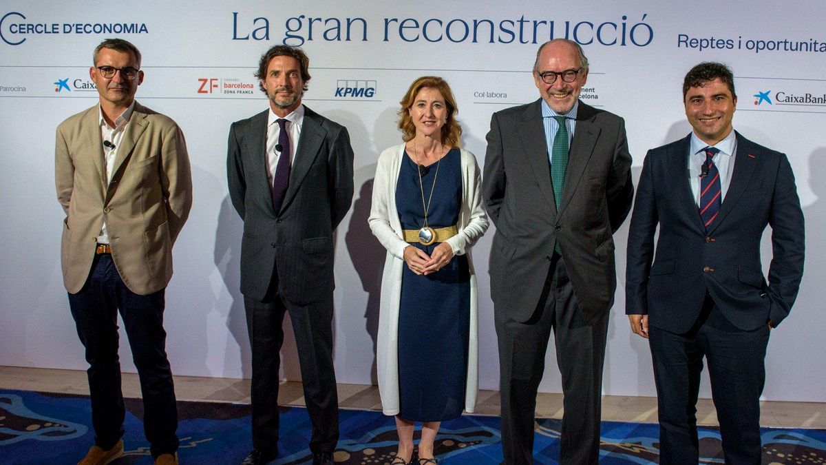 David Pellicer, Javier Goyeneche, Laura Urquizu, Pedro Fontana y Joaquín cuenca