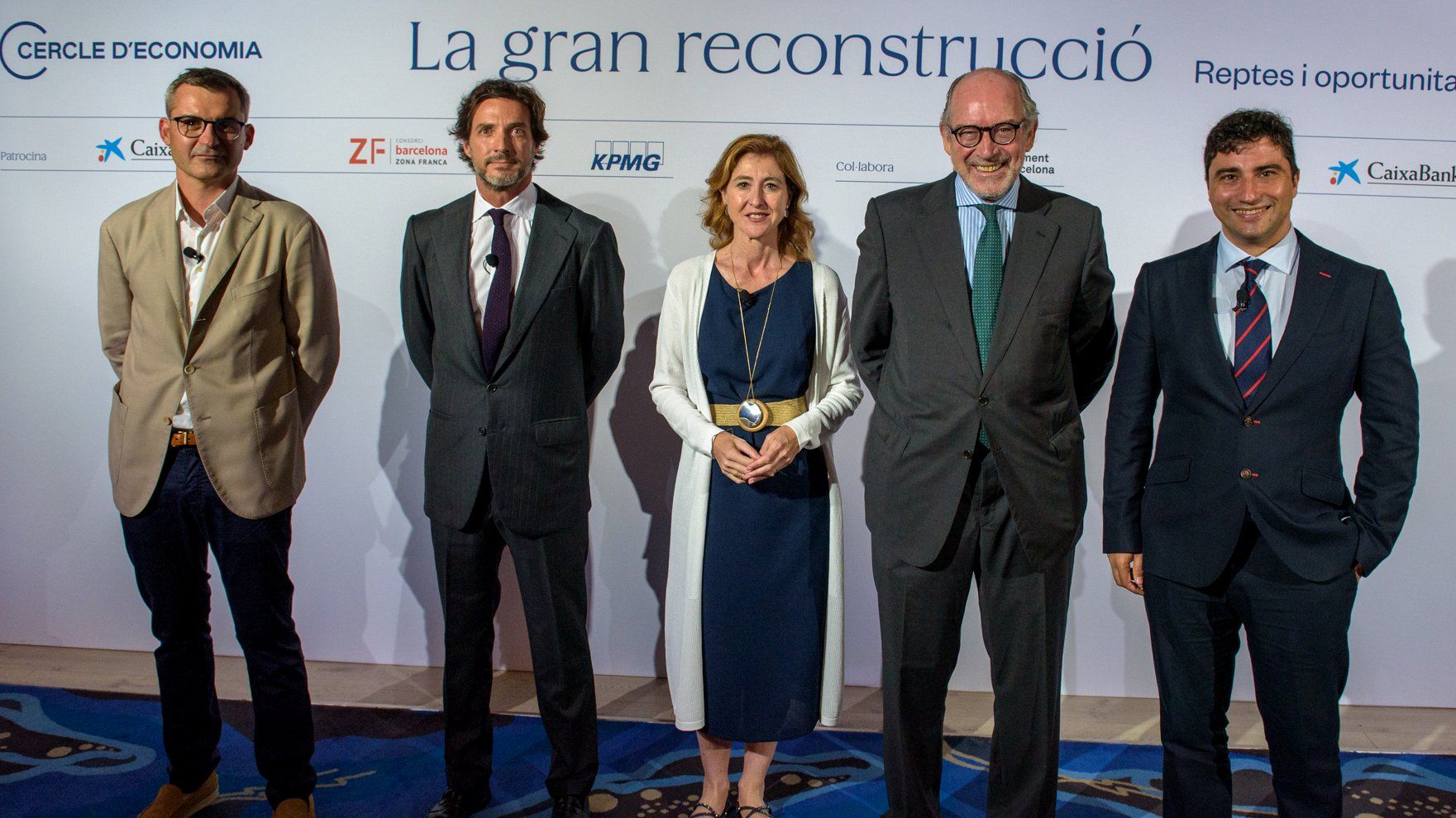 David Pellicer, Javier Goyeneche, Laura Urquizu, Pedro Fontana y Joaquín Cuenca