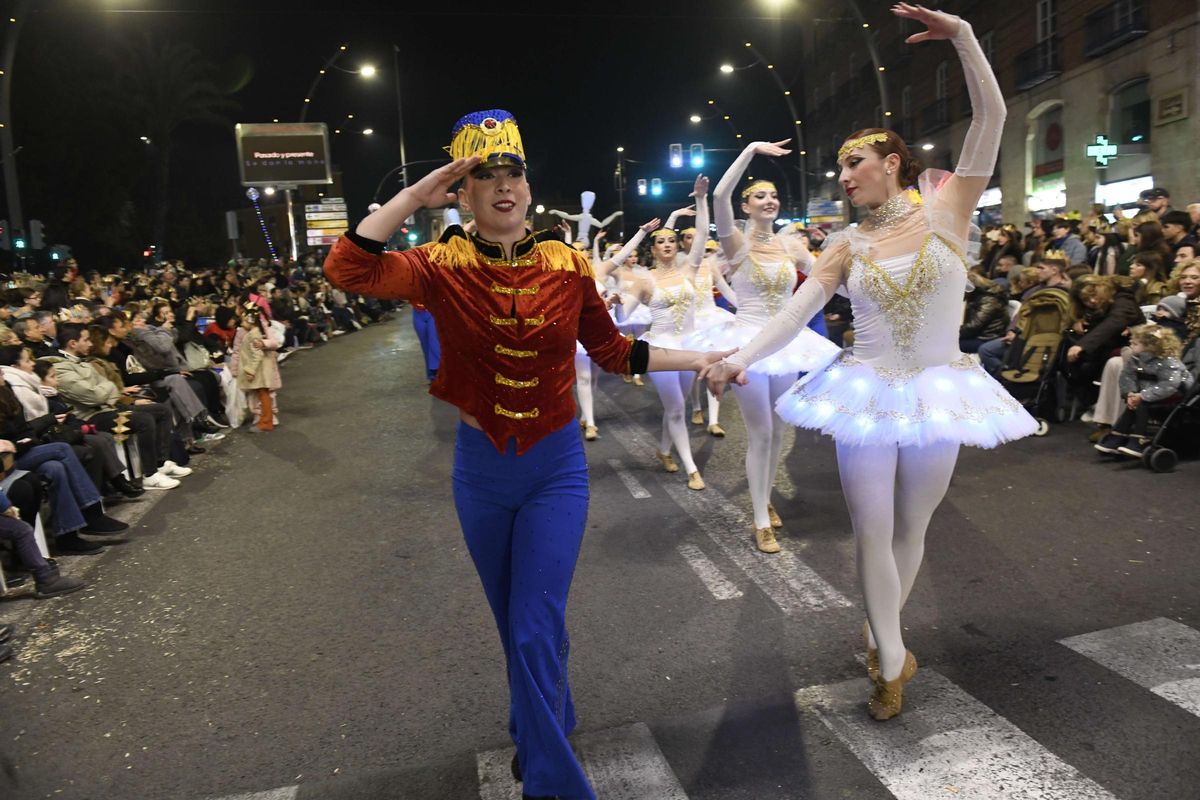 Cabalgata de Reyes en Murcia.