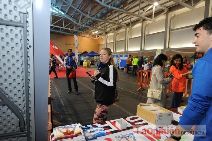 Entrega de dorsales de la Maratón de Murcia