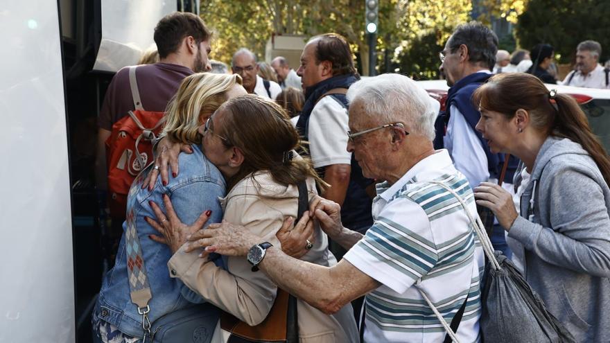 Los peregrinos valencianos evacuados de Israel ya están en casa