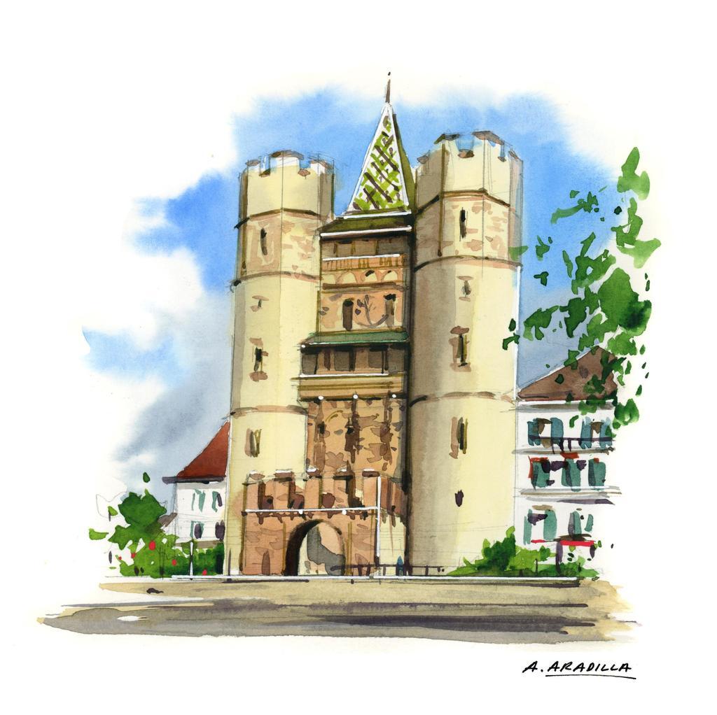 La puerta Spalentor uno de los iconos de Basilea