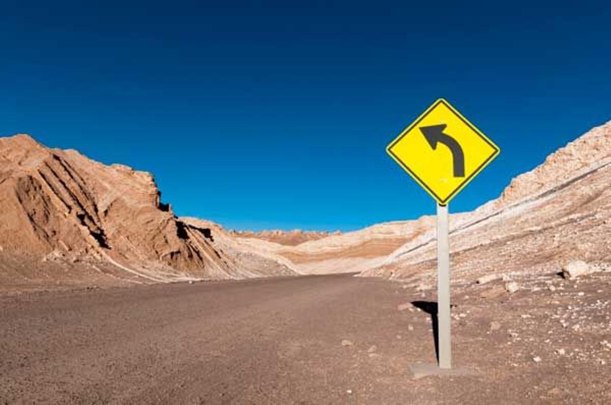 Valle de la Luna en el Desierto de Atacama.