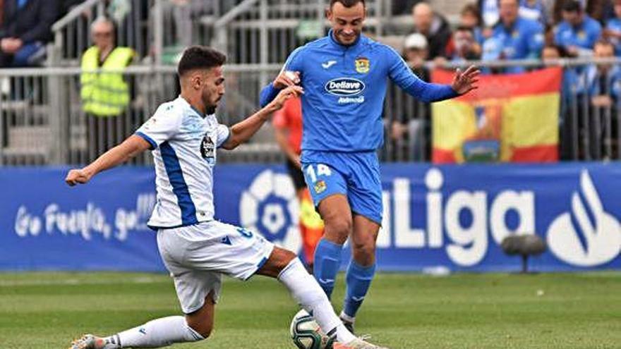 El Deportivo seguex últim tot  i puntuar a Fuenlabrada (1-1)