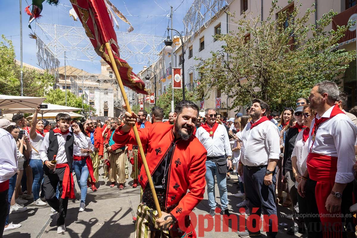 Moros y Cristianos en la mañana del dos de mayo en Caravaca