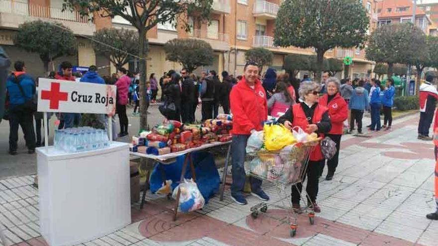 El puesto de Cruz Roja en Maragatos.