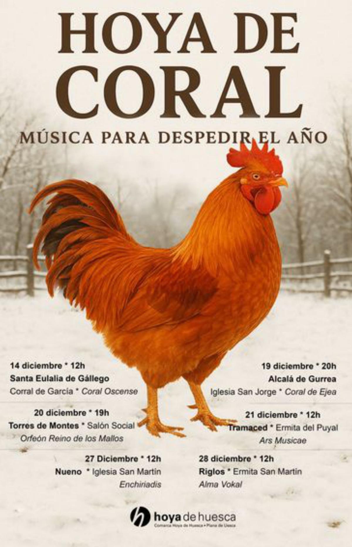 Polifonías para decir adiós  al año en la Hoya de Huesca