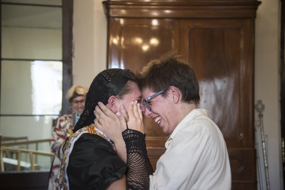 Laia Giralt esdevé la primera dona que porta l'àli