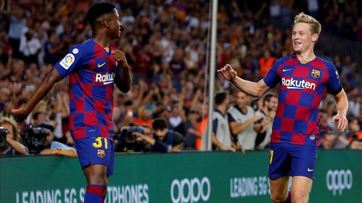 Ansu Fati y De Jong pueden jugar por primera vez con el Barça en el Bernabéu
