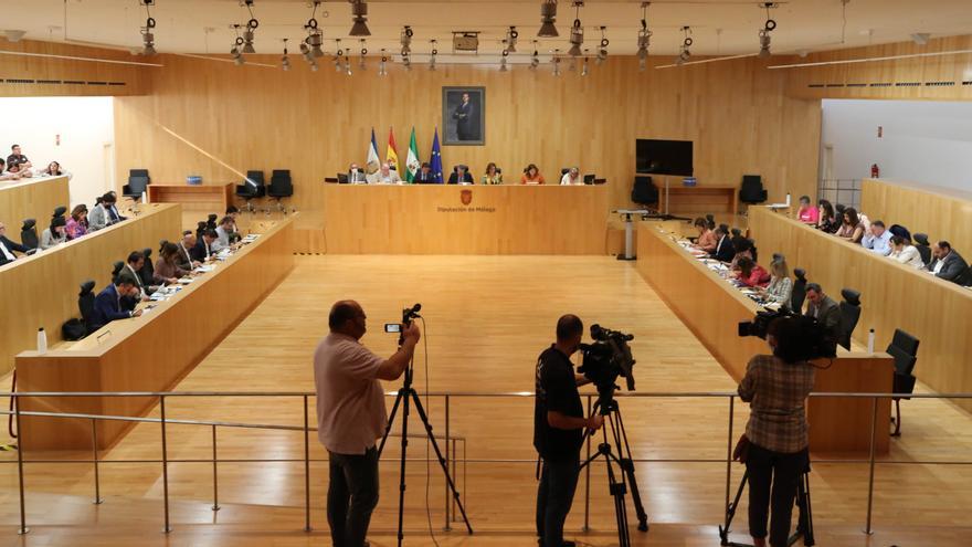 Los PGE, la sequía y la sanidad, a debate en el pleno ordinario de octubre de la Diputación de Málaga