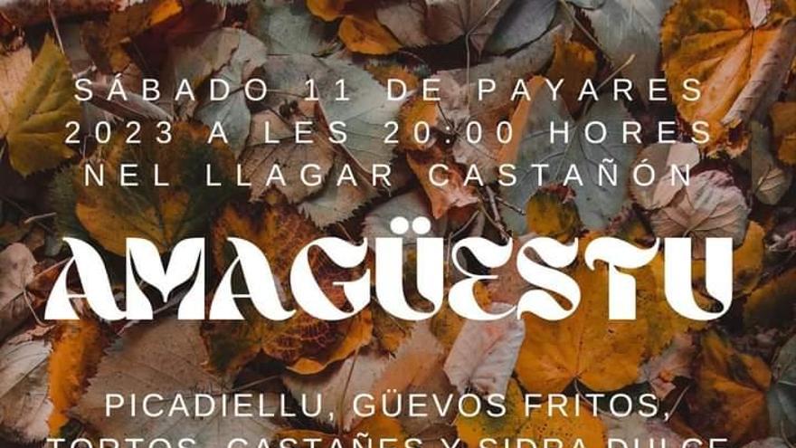 La Sociedad Clarín celebra el sábado en Castañón su tradicional amagüestu