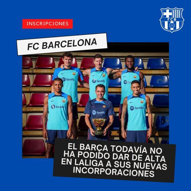 ¡A contrarreloj! El 1x1 de las inscripciones del Barça