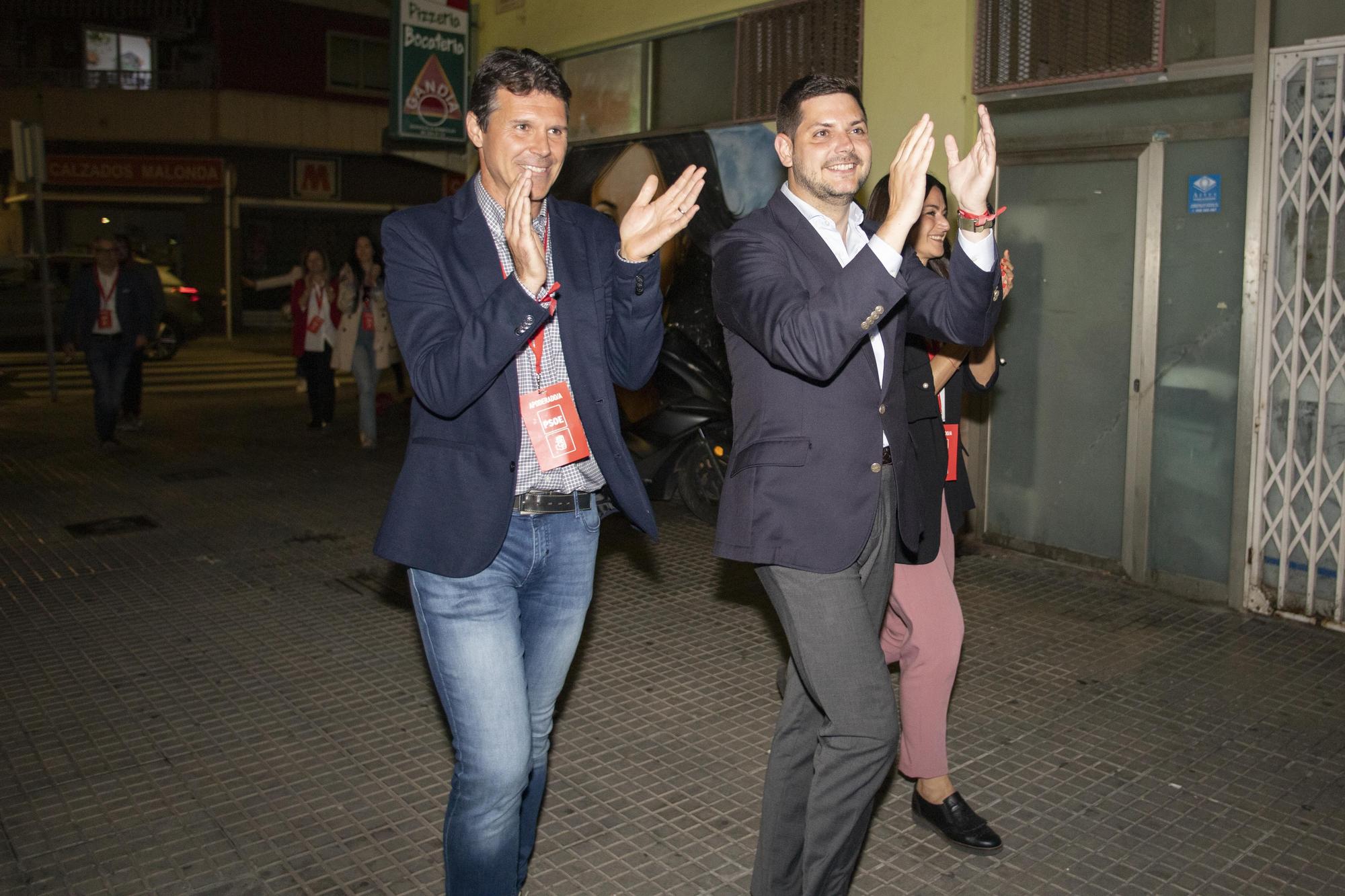 La celebración de la victoria del PSPV-PSOE de Gandia en la Casa del Poble