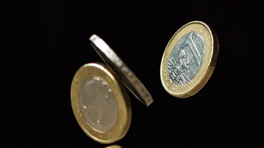 Las monedas de un euro que el Banco de España está retirando desde principios de mes