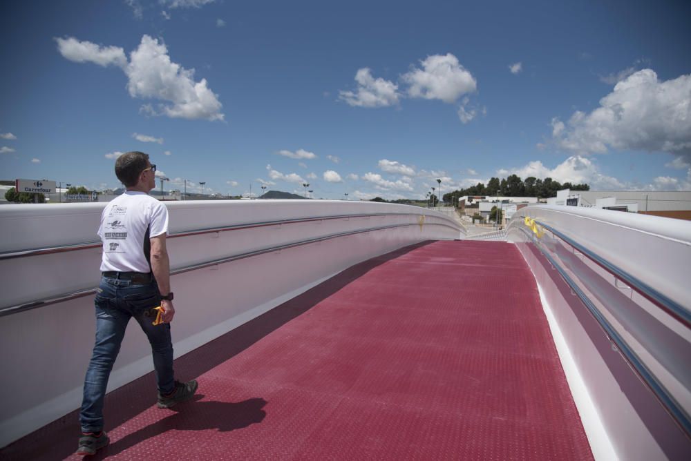 Inauguració de la passarel·la de Sant Fruitós