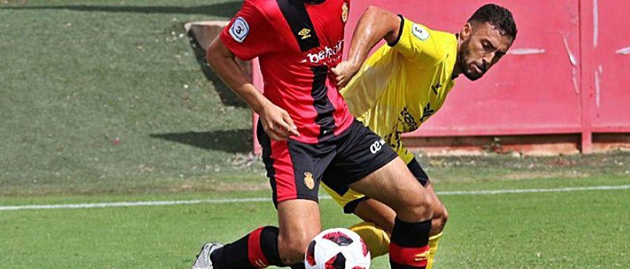 Pablo Ramón, con el filial ante el Formentera.