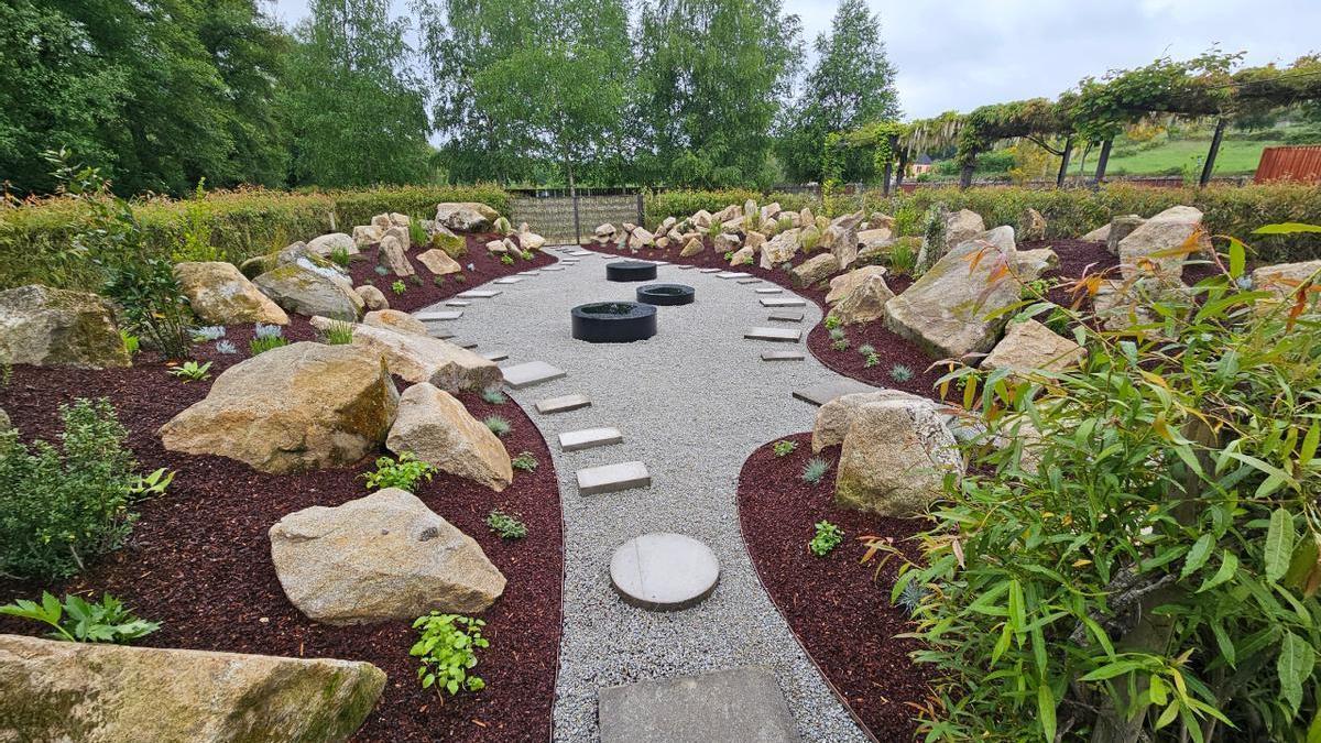 El «Jardín de Rocallas», participante en el Festival Internacional de Xardíns 2025.