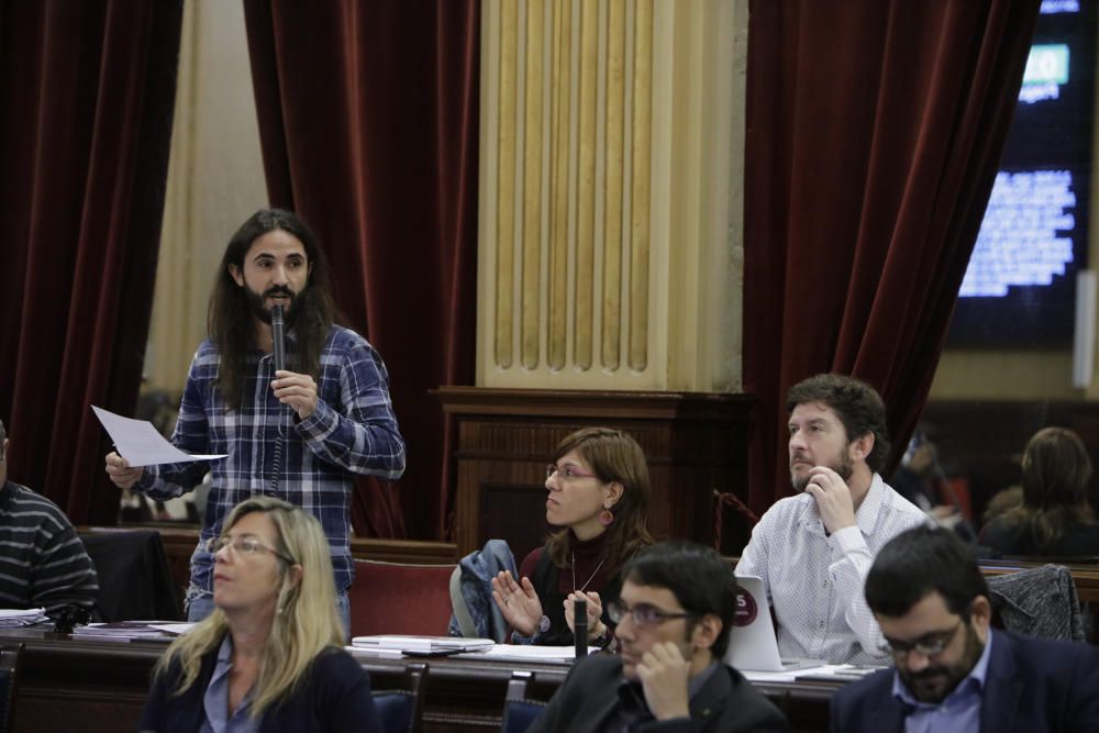 Pleno del Parlament del 29 de noviembre