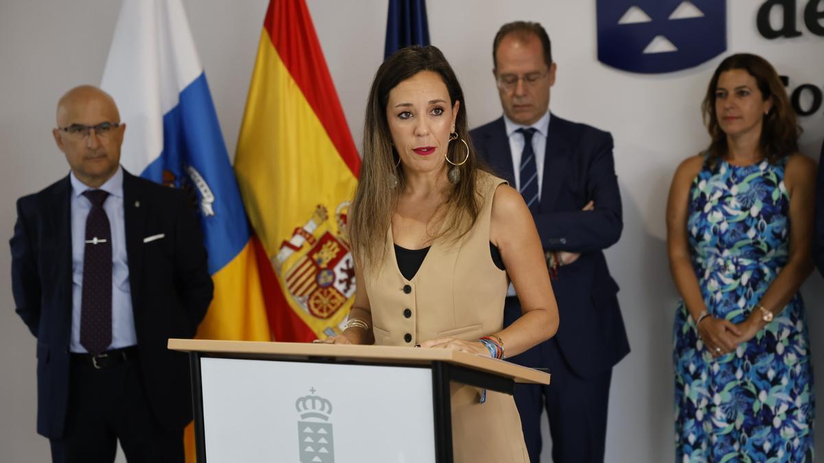 La consejera de Turismo y Empleo del Gobierno de Canarias, Jessica de León.