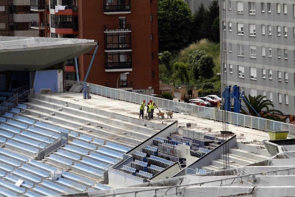 Así van las obras en el estadio de Balaídos