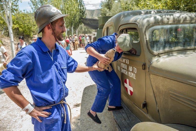 Recreación de la batalla del Ebro en Fayón