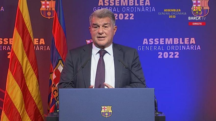 Laporta: "Como la UEFA no frena a los clubs Estado queremos la Superliga"