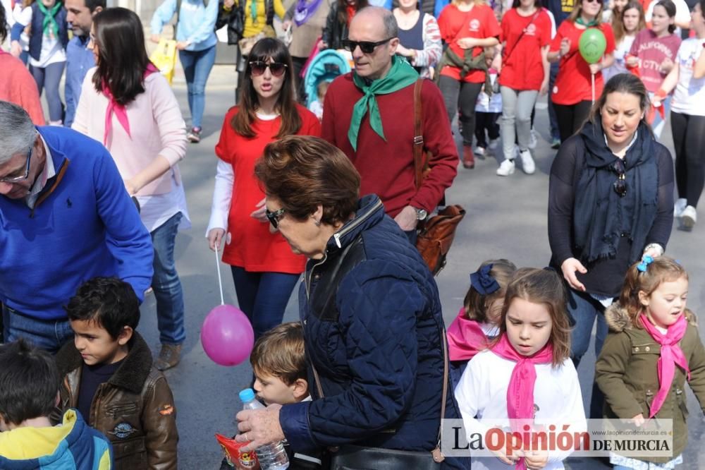 Marcha solidaria de Jesús-María por Haití