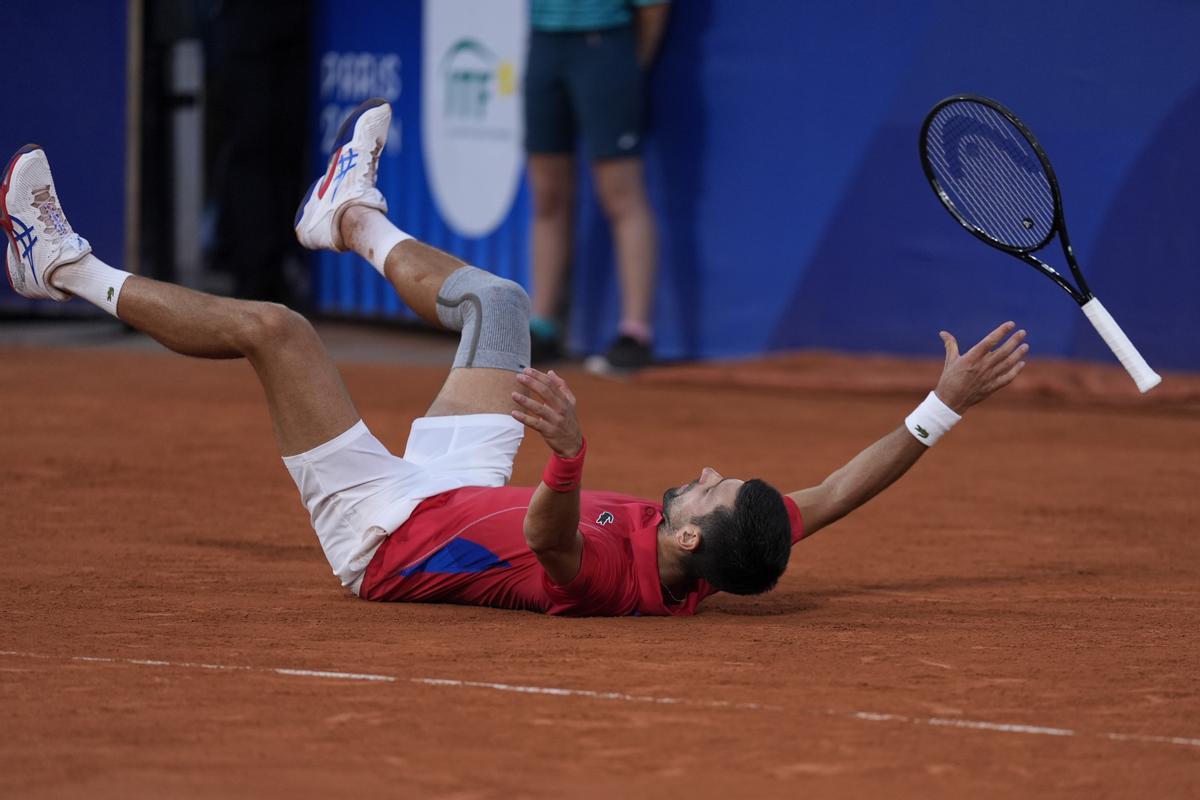 Djokovic ganó a Musetti y será el rival de Alcaraz en la final olímpica.