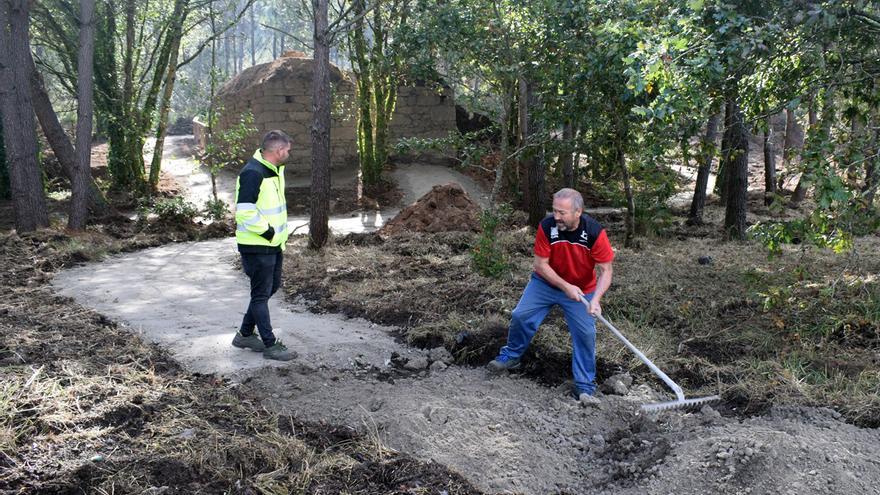 Los trabajos de acondicionamiento del terreno.