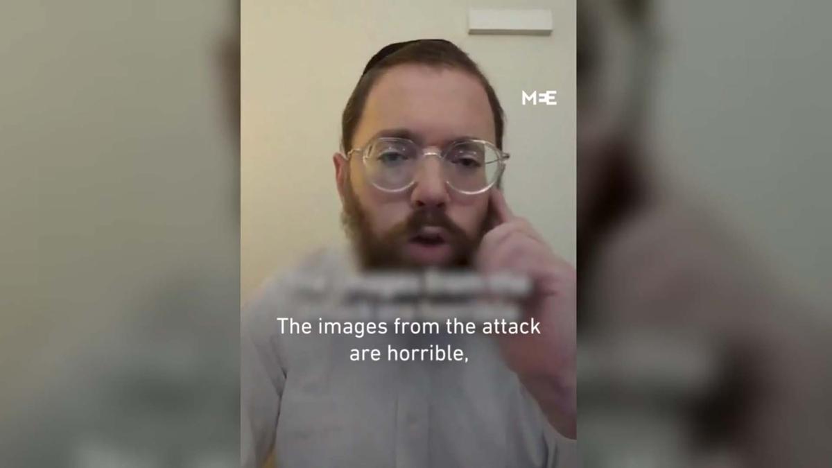 Israel Frey, un periodista israelí que se ocultó después de que su casa fuera atacada por una turba por expresar solidaridad con los palestinos en Gaza