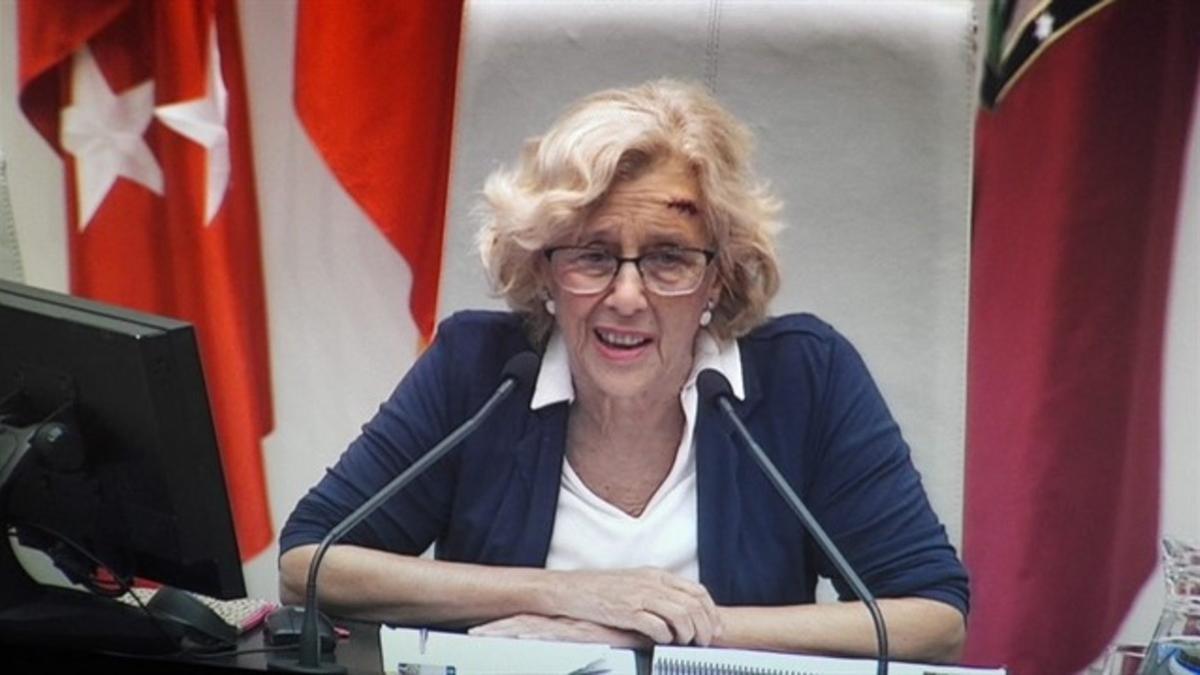 Carmena en el Debate sobre el Estado de la Ciudad.