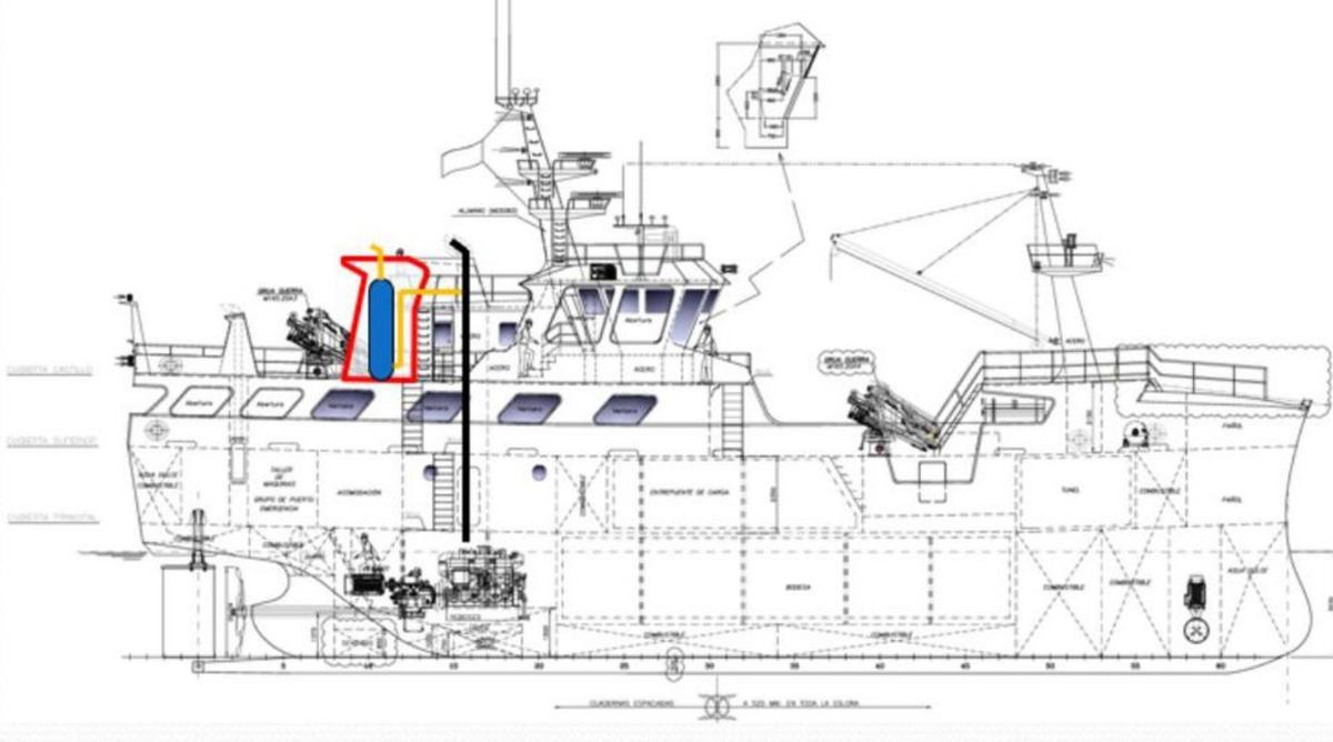 Plano del proyecto «Ventura».