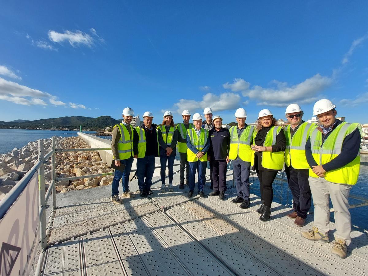 Cala Rajada terminará las obras del puerto antes de Semana Santa