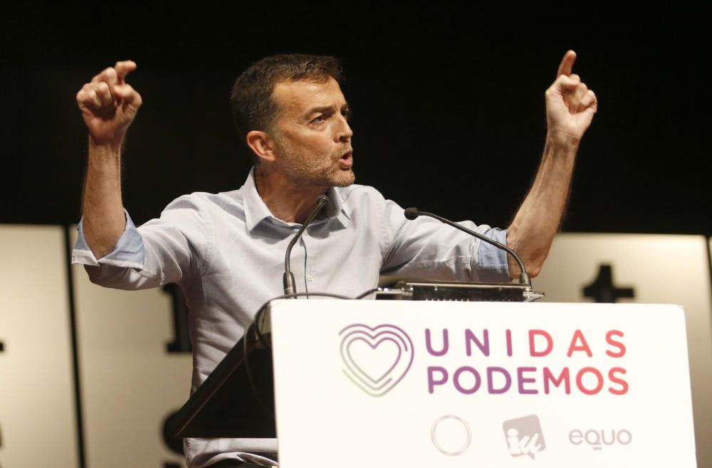 Acto de Unidas Podemos en el Palacio de Ferias de Málaga