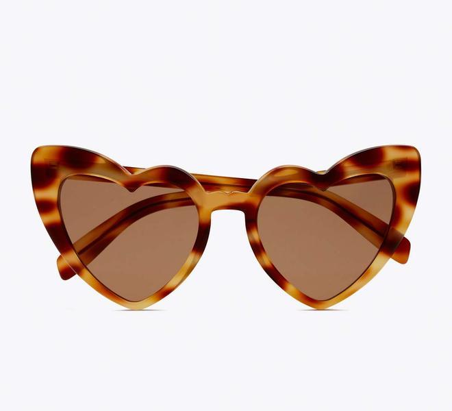 Gafas de sol 'Loulou' con forma de corazón, de Saint Laurent