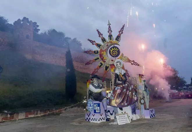 La Cremà de las convivencias de las Hogueras en Toledo