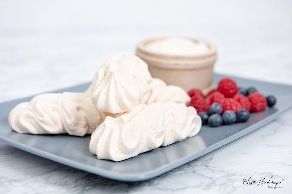 Merengue con doble de nata. 