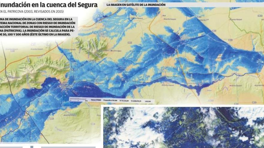 La Vega Baja ha sufrido una inundación como la que el Patricova prevé una vez cada 500 años